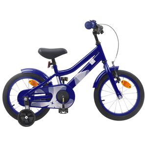 vidaXL Kinderfiets 14 Inch voor 3-5 jaar oud Donkerblauw