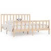 vidaXL Bedframe massief hout 200x200 cm