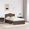 vidaXL Bedframe Bruin Eiken 120 x 190 cm Massief grenenhout
