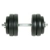 vidaXL 9-delige Halterset 15 kg