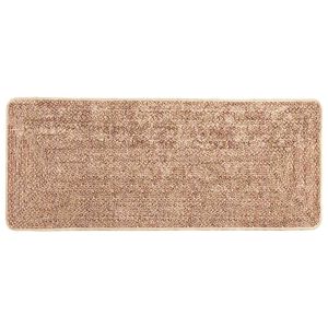 vidaXL Vloerkleedloper MARSA Geel 50 x 100 cm Polyester en PVC