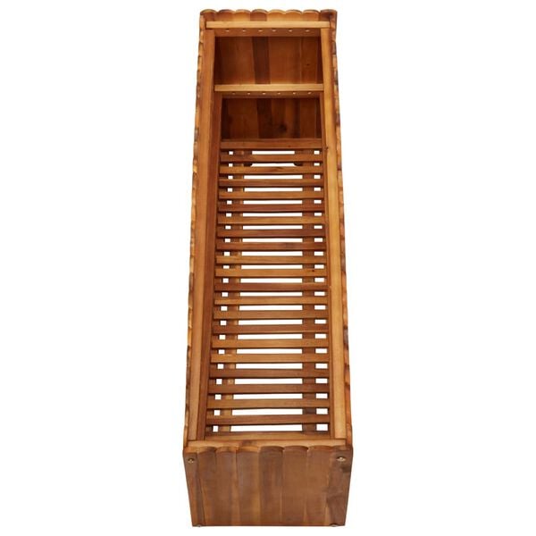 vidaXL Plantenbak verhoogd 100x30x50 cm massief acaciahout