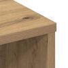 vidaXL Hoofdeinde kas Artisan Eiken 220 x 19 x 101,5 cm Bewerkt hout
