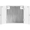 vidaXL Dartbord Kabinet EDE Grijs Sonoma 52,5 x 10,5 x 53,5 cm