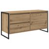 vidaXL TV-kast 100 x 36 x 49.5 cm Artisanaal eiken Bewerkt hout