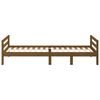 vidaXL Bedframe 90x190 cm massief grenenhout honingbruin