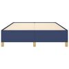 vidaXL Bedframe zonder matras stof blauw 140x200 cm