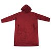 vidaXL Deken hoodie Bordeaux Rood l Flanel