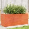 vidaXL Plantenbak 110x40x45,5 cm massief grenenhout wasbruin