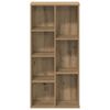 vidaXL Boekenkast 50x25x105 cm bewerkt hout artisanaal eikenkleurig