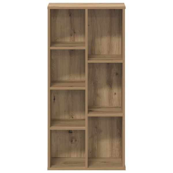 vidaXL Boekenkast 50x25x105 cm bewerkt hout artisanaal eikenkleurig