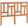 vidaXL Hoofdbord 135 cm massief grenenhout wasbruin