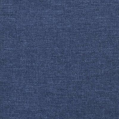 vidaXL Voetenbank 78x56x32 cm stof blauw