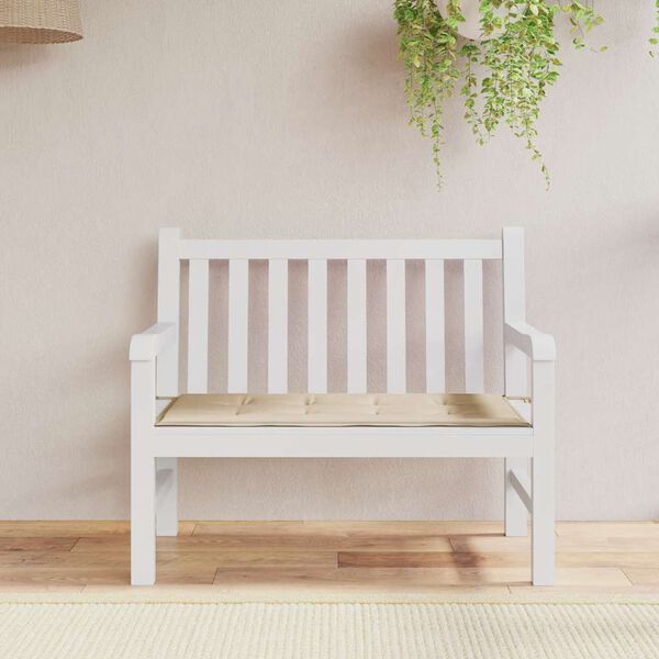 vidaXL Tuinbankkussen 120x50x4 cm oxford stof beige