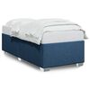 vidaXL Bedframe zonder matras 100x200 cm stof blauw