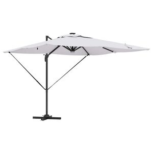 vidaXL Roma Parasol Beige 286 x 285 x 270 cm Aluminium en Polyester