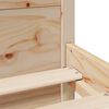 vidaXL Bedframe met hoofdbord massief grenenhout 90x190 cm