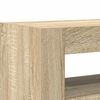 vidaXL Dressoir Sonoma Eiken 116 x 30 x 75 cm Bewerkt hout