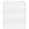 vidaXL Plantenbak 70x40x46 cm massief grenenhout wit