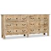 vidaXL Dressoir 200x40x90 cm massief mangohout