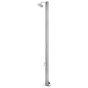 vidaXL Buitendouche 215 cm roestvrij staal