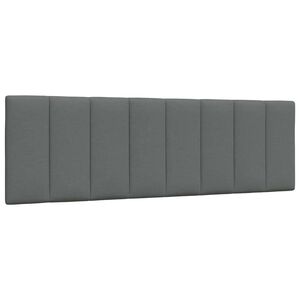 vidaXL Hoofdbordkussen "Hanko" 160 cm stof donkergrijs