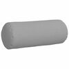 vidaXL Bolster Kussens 2 stuks Wolkengrijs Ø 15 x 40 cm Stof