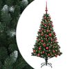 vidaXL Kunstkerstboom met Ballen 120 cm 150 LED's Warmwit