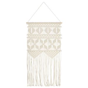 vidaXL Wandhanger macramé 40x80 cm katoen