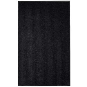 vidaXL Deurmat 117x220 cm PVC zwart