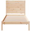 vidaXL Bedframe extra lang zonder matras massief hout 100x220 cm