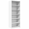 vidaXL Hoge kast 70x41x185 cm bewerkt hout wit
