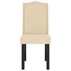 vidaXL Eetkamerstoelen 6 st fluweel cr&egrave;mekleurig