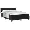 vidaXL Boxspringbed met hoofdeinde Zwart 200 x 140 cm Fluweel
