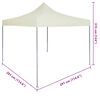 vidaXL Partytent inklapbaar 3x3 m cr&egrave;me