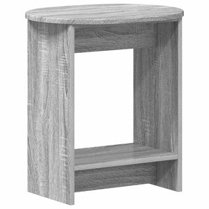 vidaXL Bijzettafel Grijs sonoma 50 x 39,5 x 55 cm Bewerkt hout