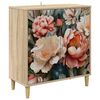 vidaXL Dressoir BORNE Sonoma 69 x 33 x 75 cm Bewerkt hout