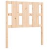 vidaXL Bedframe met hoofdbord massief hout 90x200 cm