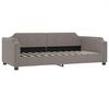 vidaXL Slaapbank met onderschuifbed 90x200 cm stof taupe