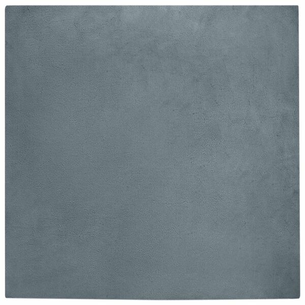 vidaXL Nep Konijnenbont Tapijt Olite Antraciet 240 x 240 cm Polyester