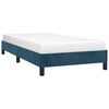 vidaXL Bedframe zonder matras 90x190 cm fluweel donkerblauw