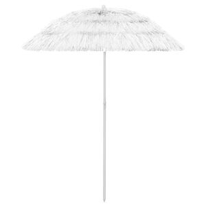 vidaXL Strandparasol Hawa&iuml; 180 cm wit