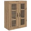 vidaXL Wandkasten 2 pcs Artisan Eiken 69,5 x 34 x 90 cm Bewerkt hout