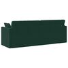 vidaXL Vloerslaapbank 200cm Donkergroen Fluweel
