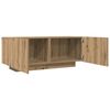 vidaXL Tv-meubel 100x35x40 cm bewerkt hout artisanaal eikenkleurig