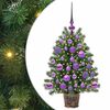 vidaXL Kunstkerstboom met 150 LED met standaard Groen 75 cm PE en PVC