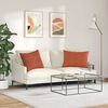 vidaXL Sofa Kussens 2 stuks Rood-oranje 70 x 50 cm Cordstof