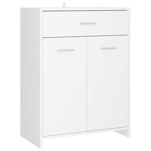 vidaXL Badkamerkast 60x33x80 cm bewerkt hout wit