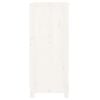 vidaXL Dressoir 70x35x80 cm massief grenenhout wit