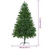 vidaXL Kerstboom met 300 LED met standaard Groen 210 cm PE